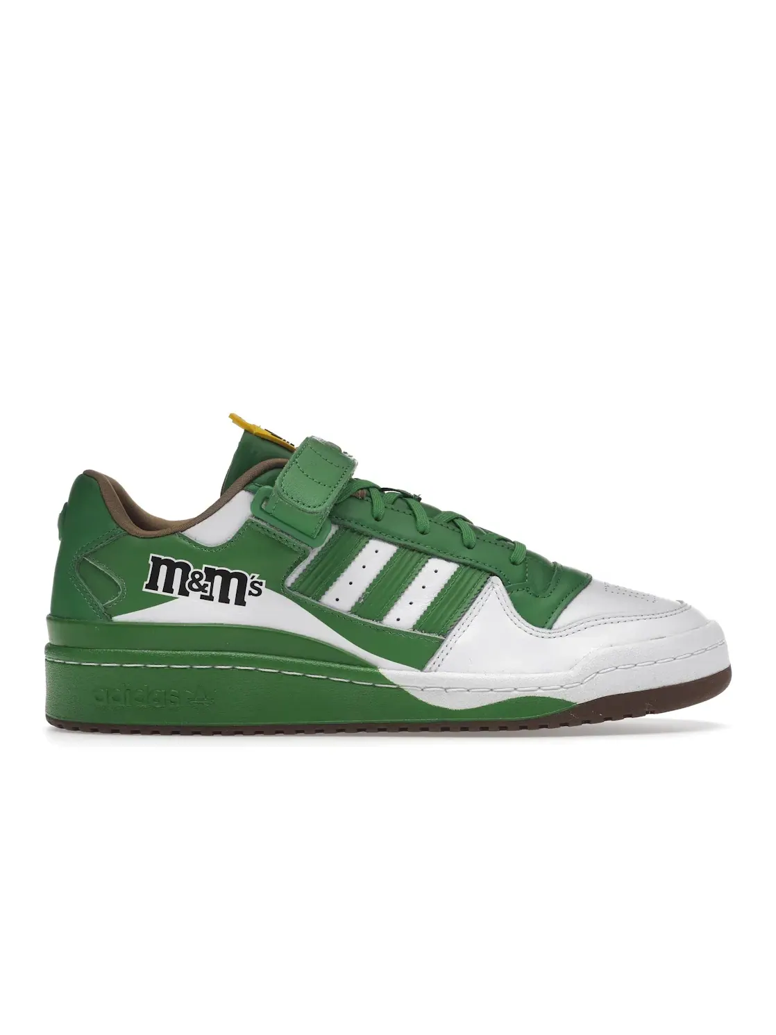 Мужские кроссовки Lifestyle Adidas Forum Low — изображение 1 из 4, зеленый/белый/желтый