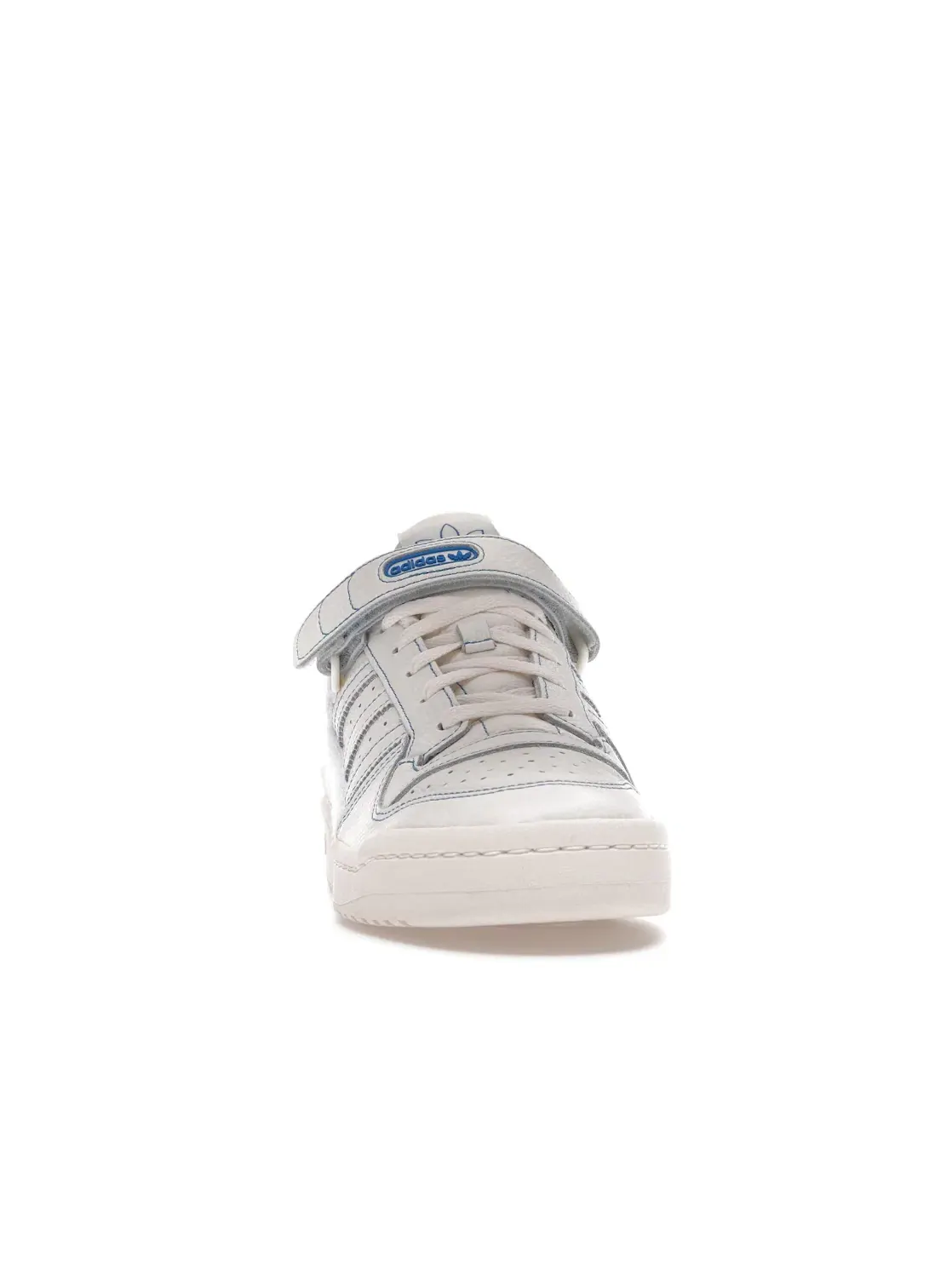 Мужские кроссовки Lifestyle с кожаным верхом Adidas Forum Low — изображение 2 из 4, белый/белый/синий