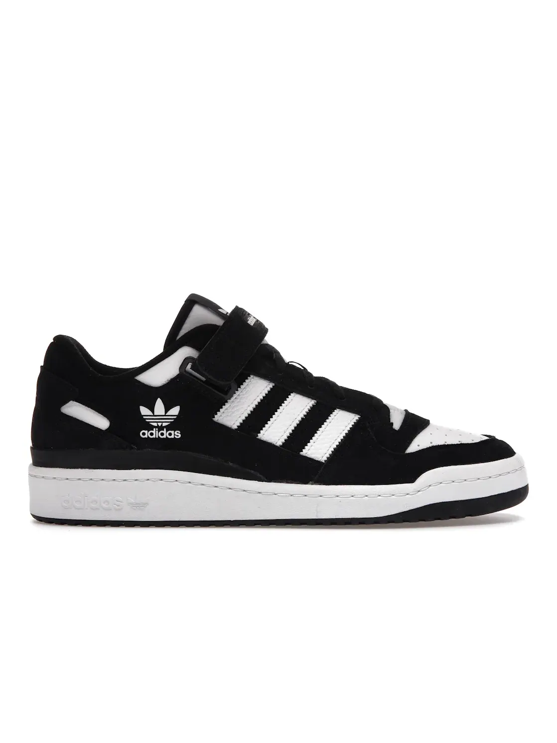 Мужские кроссовки Lifestyle Adidas Forum Low — изображение 1 из 4, черный/белый/черный