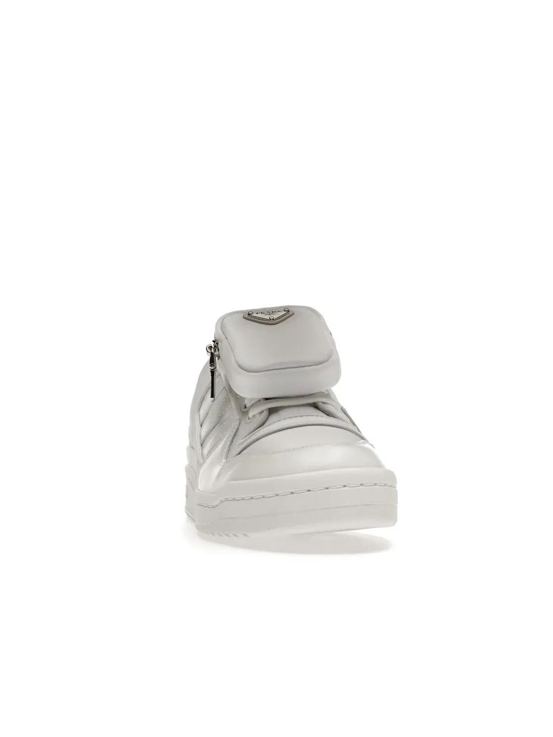 Мужские кроссовки с кожаным верхом Adidas Forum Low — изображение 2 из 4, белый/белый