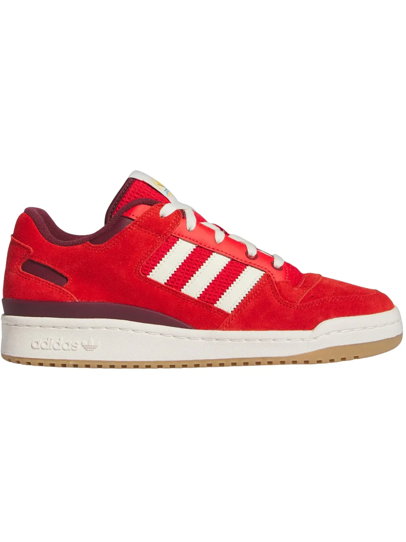 Мужские кроссовки Lifestyle Adidas Forum Low — изображение 1 из 1, красный белый