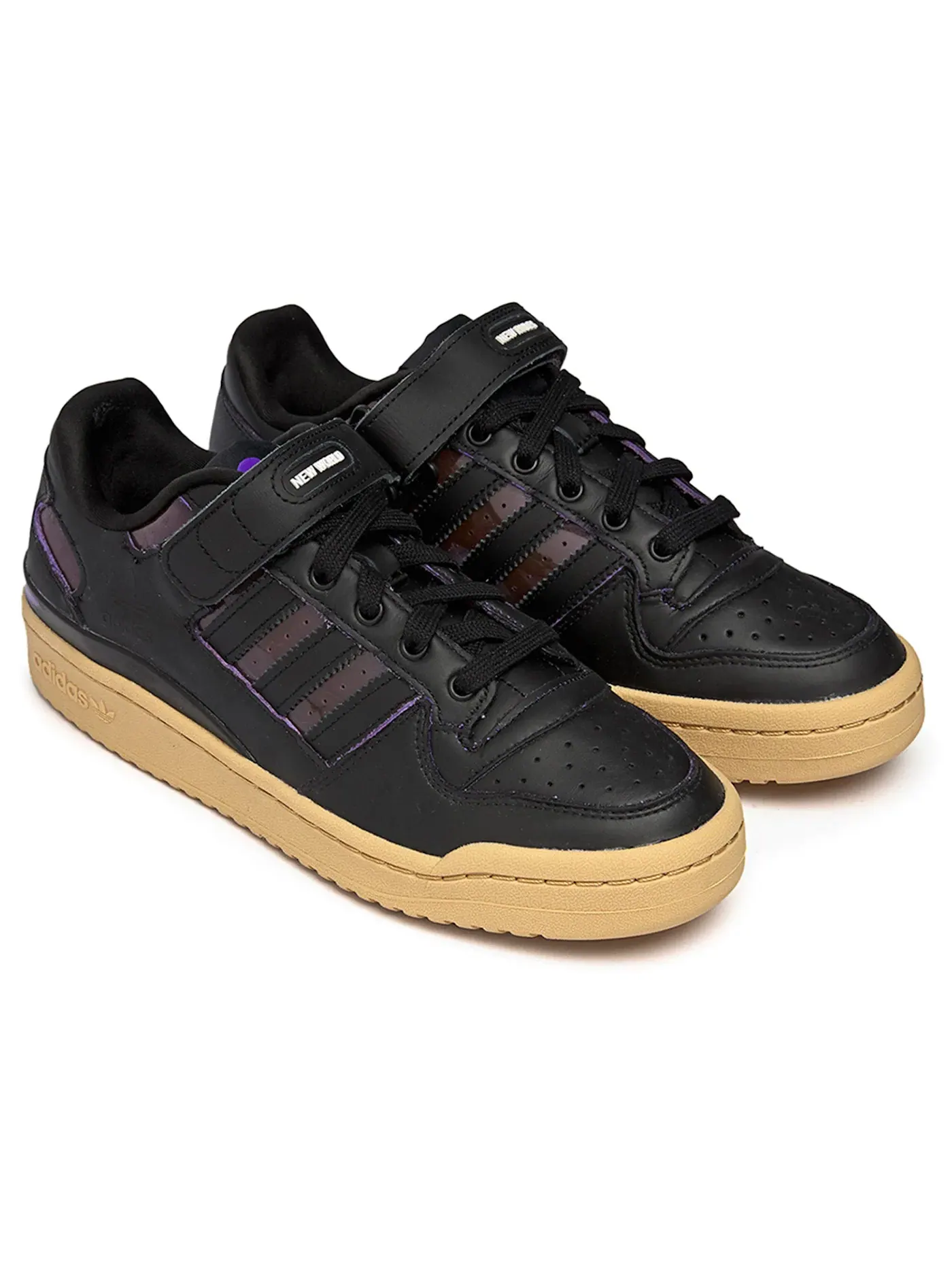 Мужские кроссовки Lifestyle Adidas Forum Low sivasdescalzo Cool Kids Club — изображение 2 из 5, черный черный фиолетовый