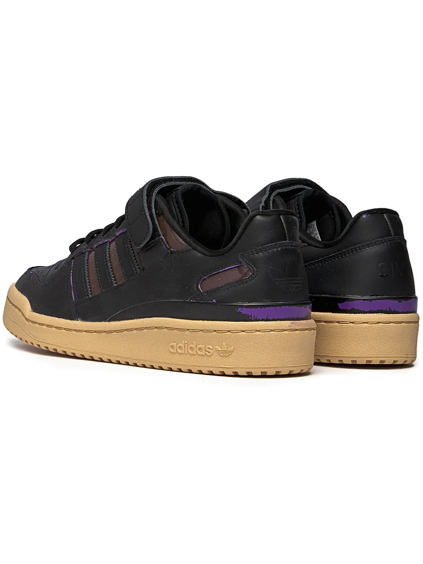 Мужские кроссовки Lifestyle Adidas Forum Low sivasdescalzo Cool Kids Club — изображение 3 из 5, черный черный фиолетовый