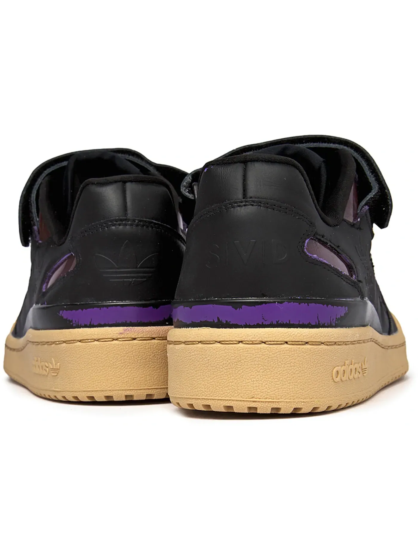 Мужские кроссовки Lifestyle Adidas Forum Low sivasdescalzo Cool Kids Club — изображение 4 из 5, черный черный фиолетовый