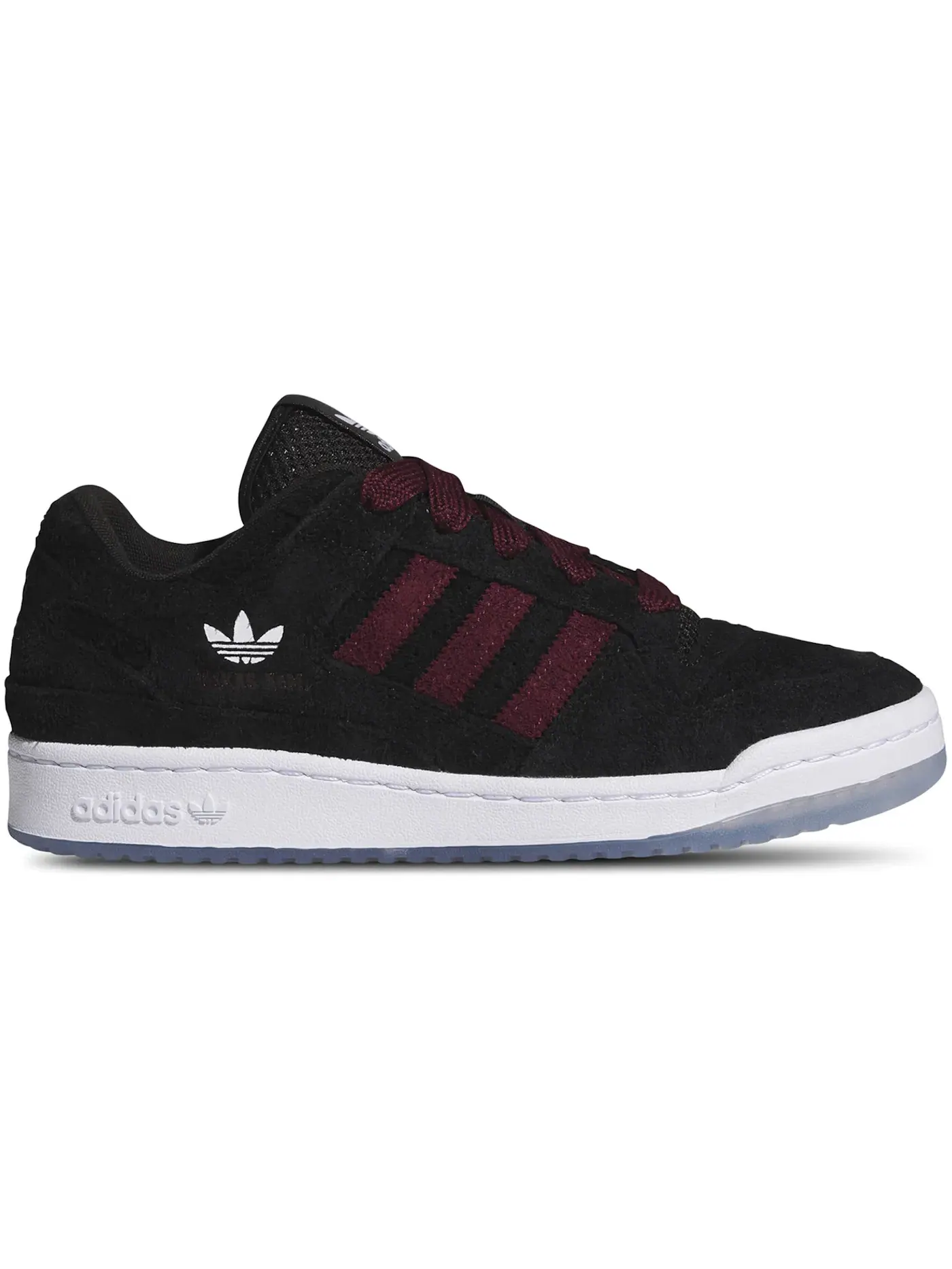 Мужские кроссовки Lifestyle Adidas Forum Low — изображение 1 из 1, черный/бордовый/белый