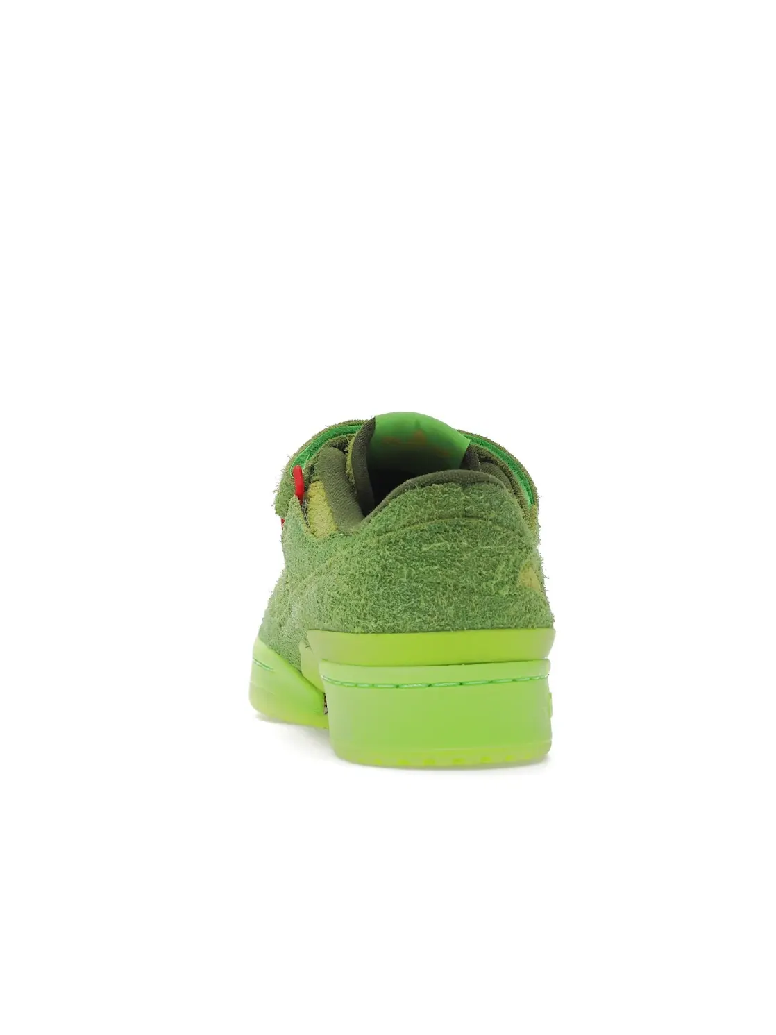 Мужские кроссовки с длинным ворсом The Grinch Adidas Forum Low — изображение 4 из 4, зеленый зеленый зеленый