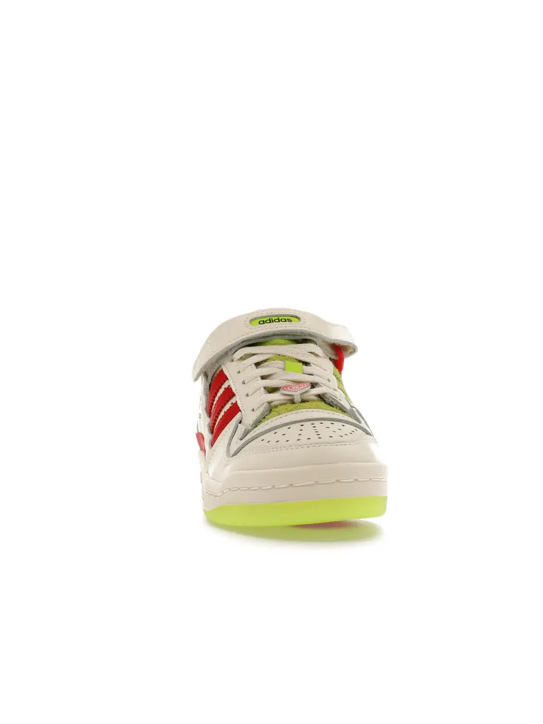 Детские кроссовки Lifestyle Adidas Forum Low The Grinch (2023) — изображение 2 из 4, кремовый белый/красный
