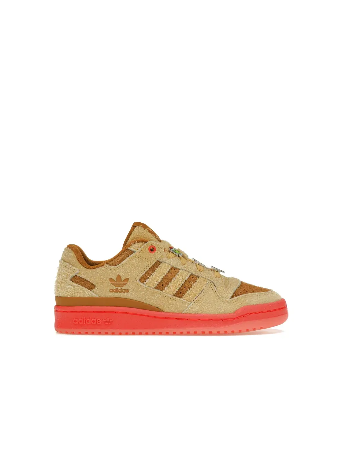 Детские кроссовки Lifestyle Adidas Forum Low The Grinch Max — изображение 1 из 4, яркий красный