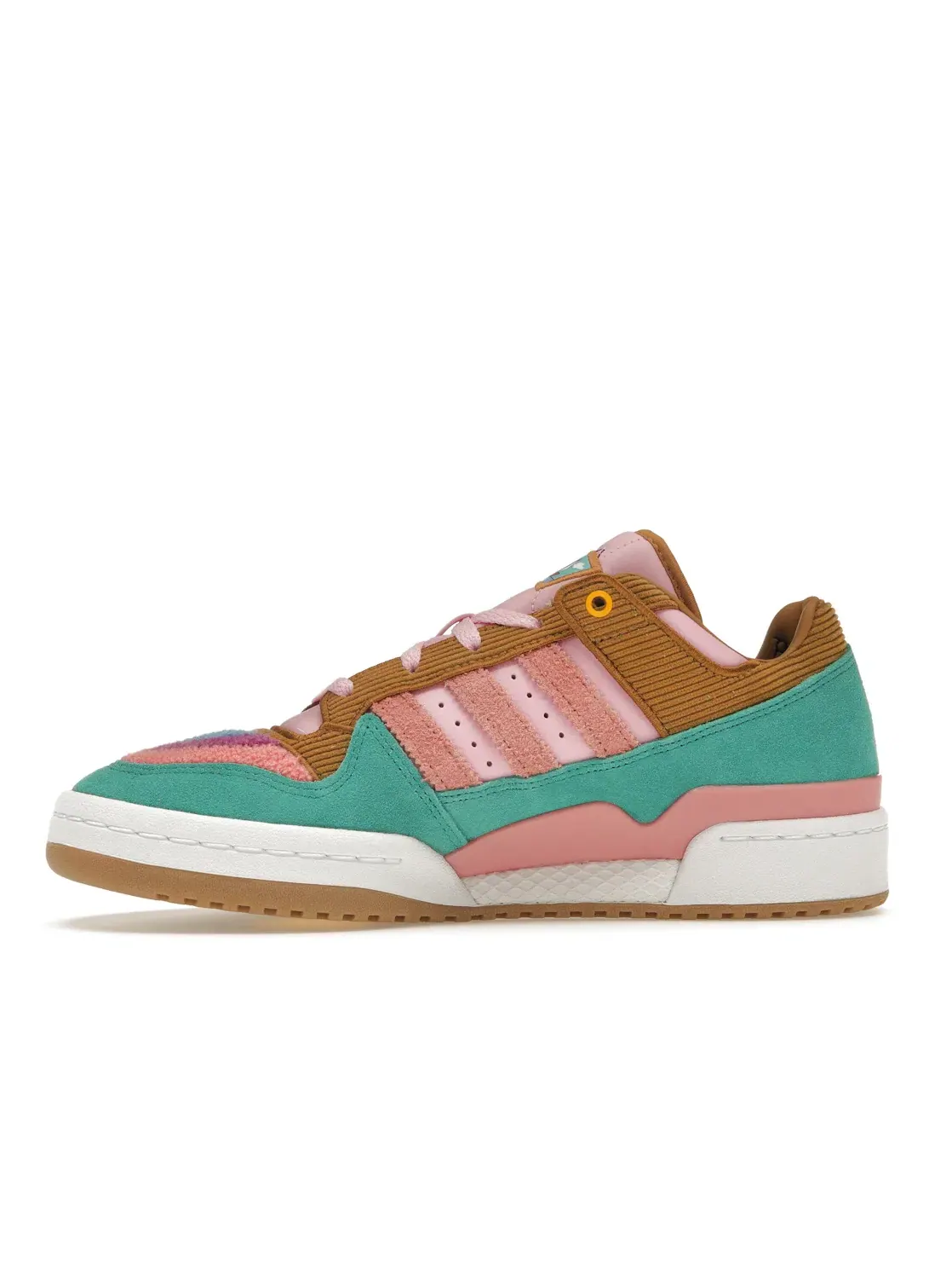 Мужские кроссовки Lifestyle с принтом Adidas Forum Low The Simpsons Living Room Adidas — изображение 3 из 4, розовый/белый