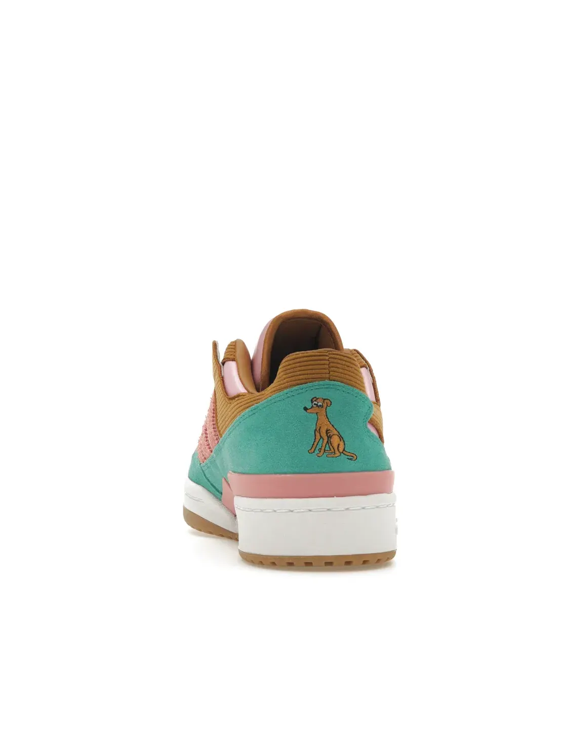 Мужские кроссовки Lifestyle с принтом Adidas Forum Low The Simpsons Living Room Adidas — изображение 4 из 4, розовый/белый