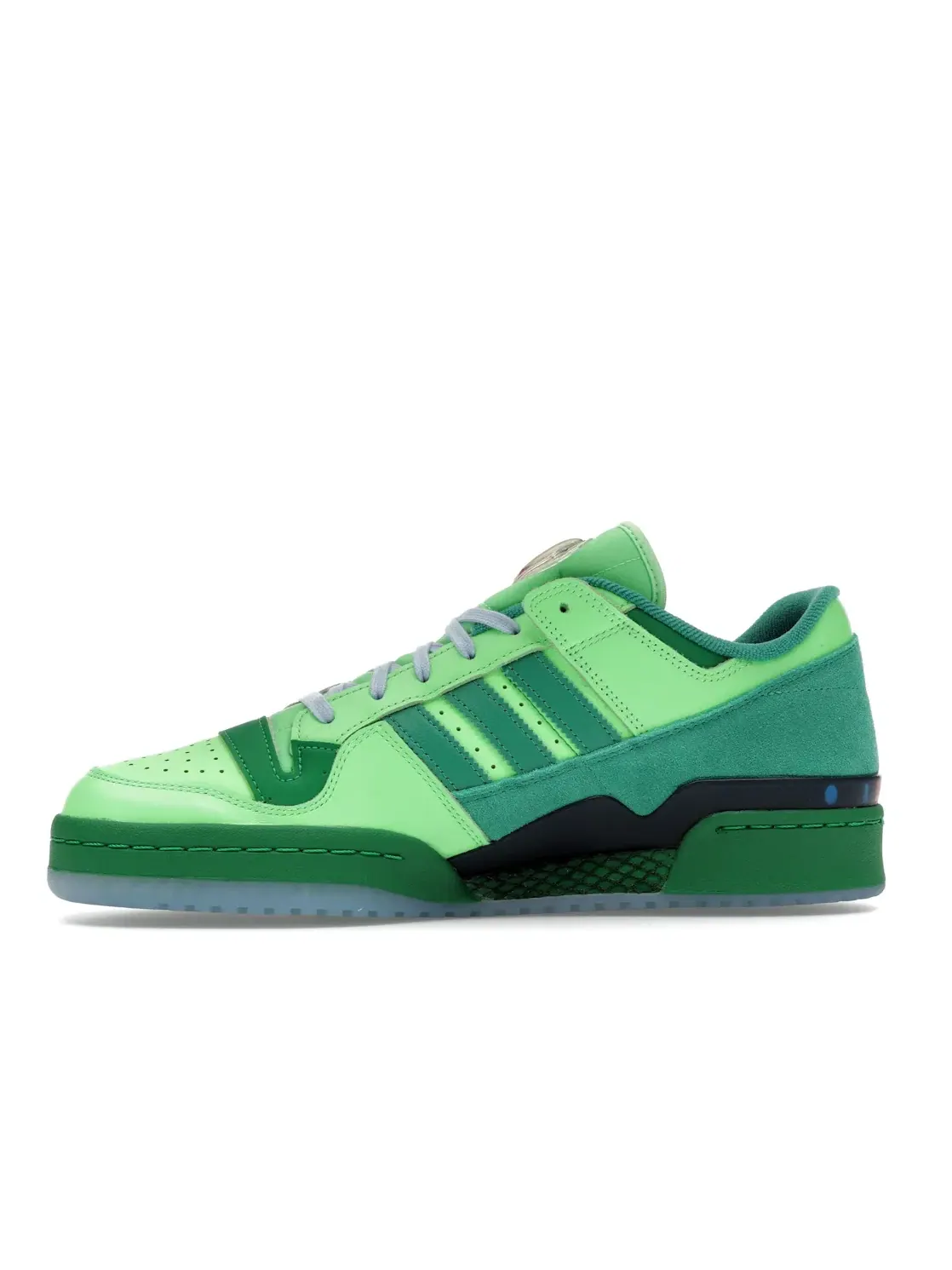 Мужские кроссовки с принтом Adidas Forum Low — изображение 3 из 4, зеленый/зеленый