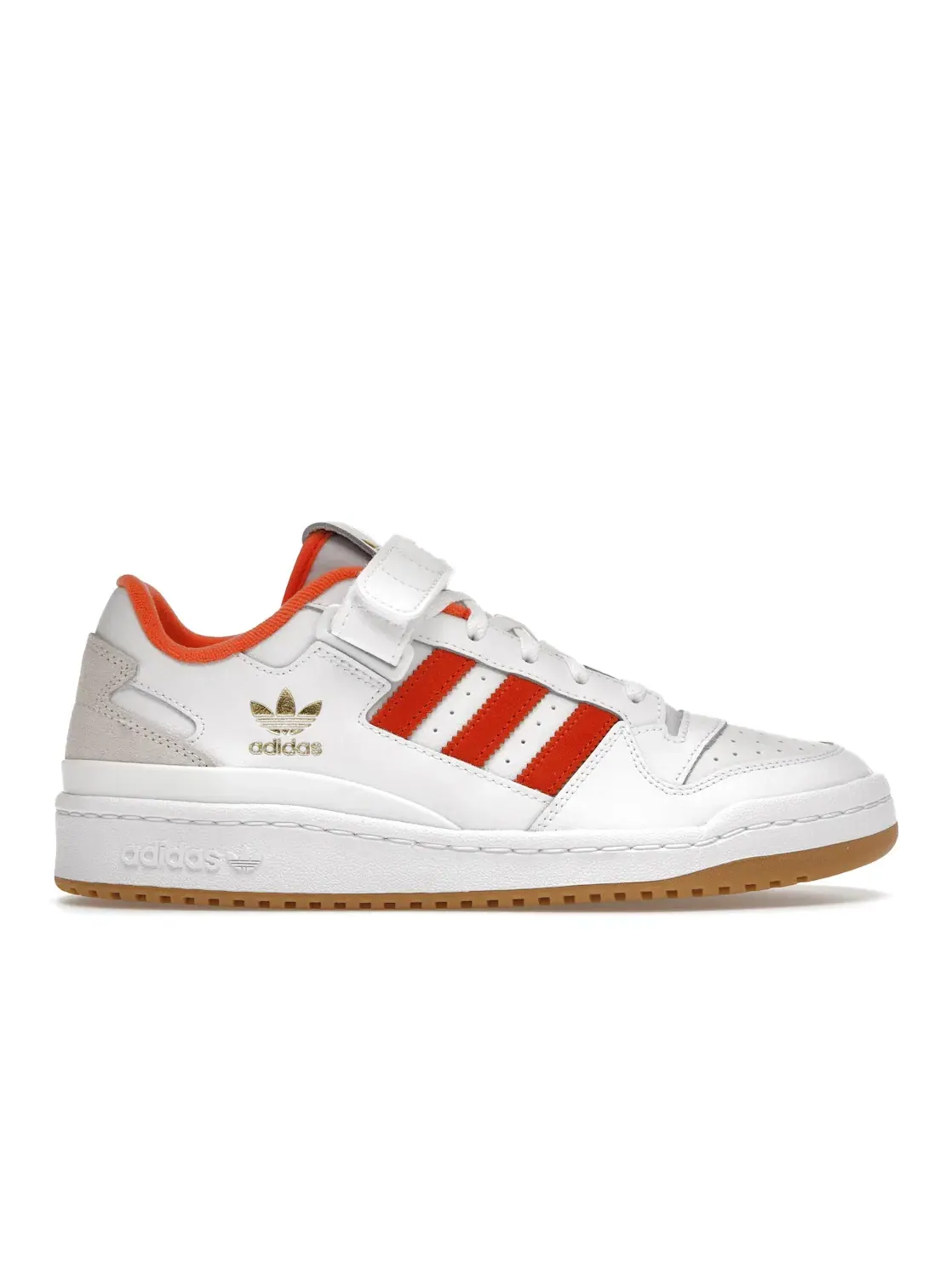 Мужские кроссовки Lifestyle Adidas Forum Low — изображение 1 из 4, белый/оранжевый