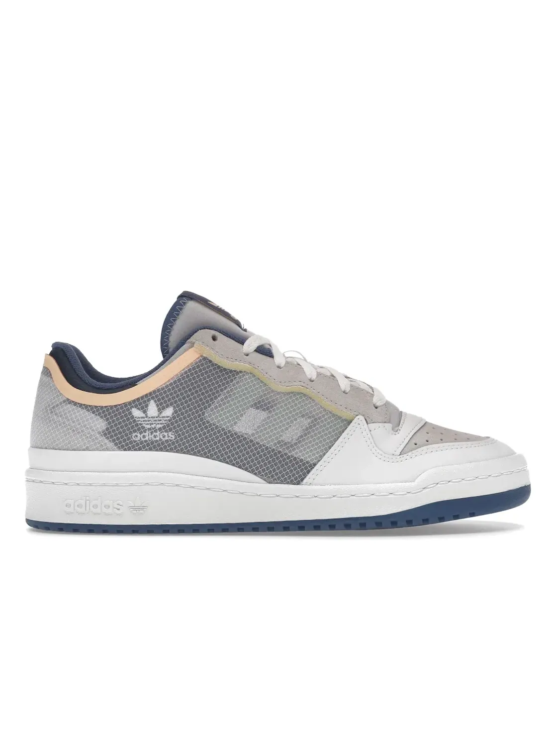 Мужские кроссовки Lifestyle Adidas Forum Low TT — изображение 1 из 4, белый оранжевый синий