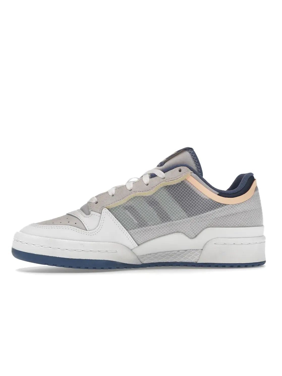 Мужские кроссовки Lifestyle Adidas Forum Low TT — изображение 3 из 4, белый оранжевый синий