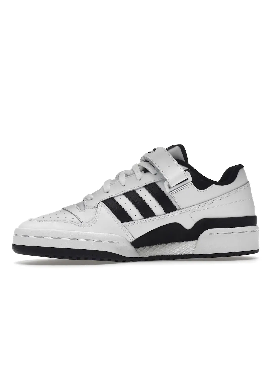 Мужские кроссовки с низким силуэтом Adidas Forum Low — изображение 3 из 4, белый/черный/белый