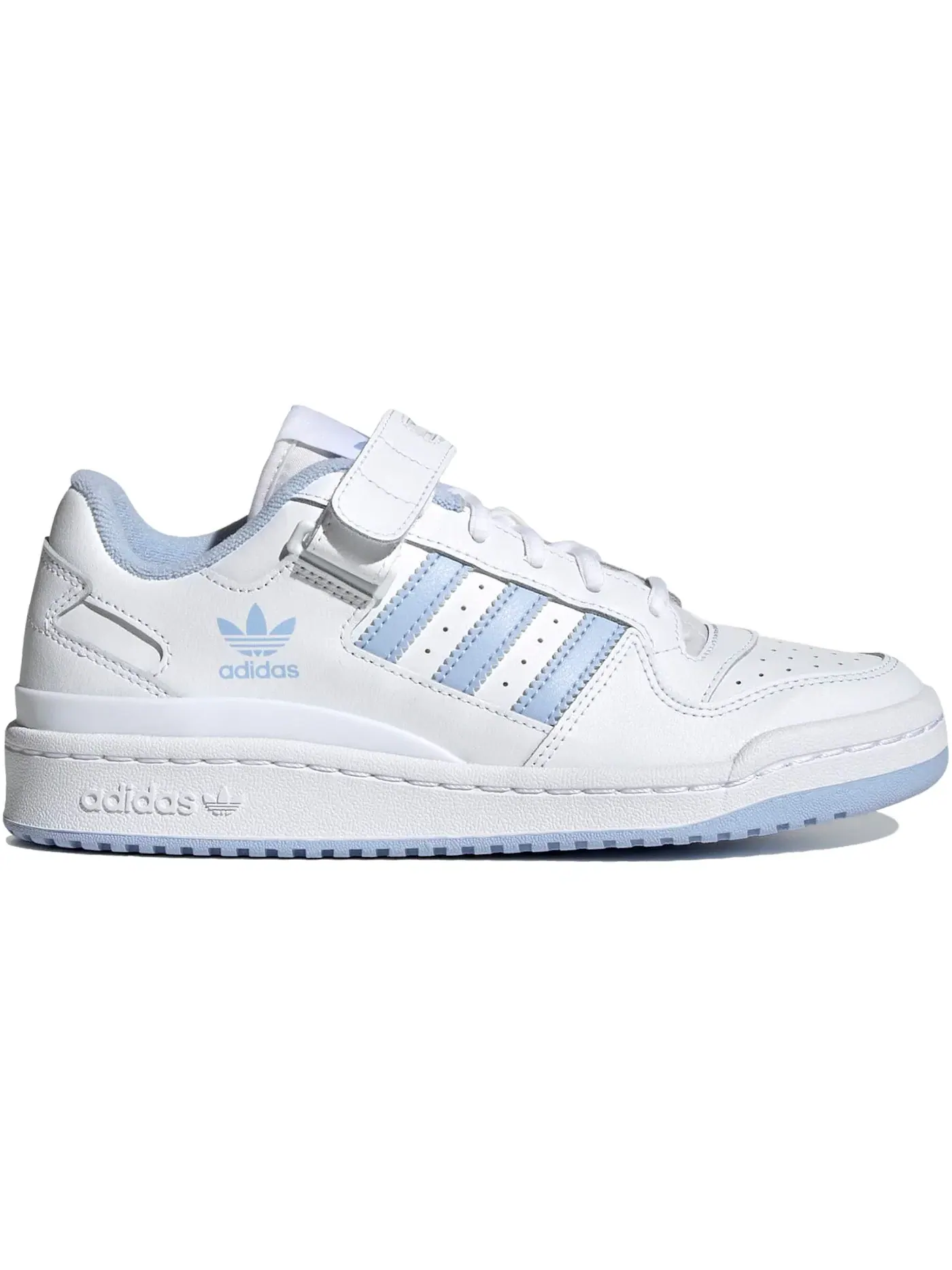 Женские кроссовки Lifestyle Adidas Forum Low — изображение 1 из 1, белый/синий/белый