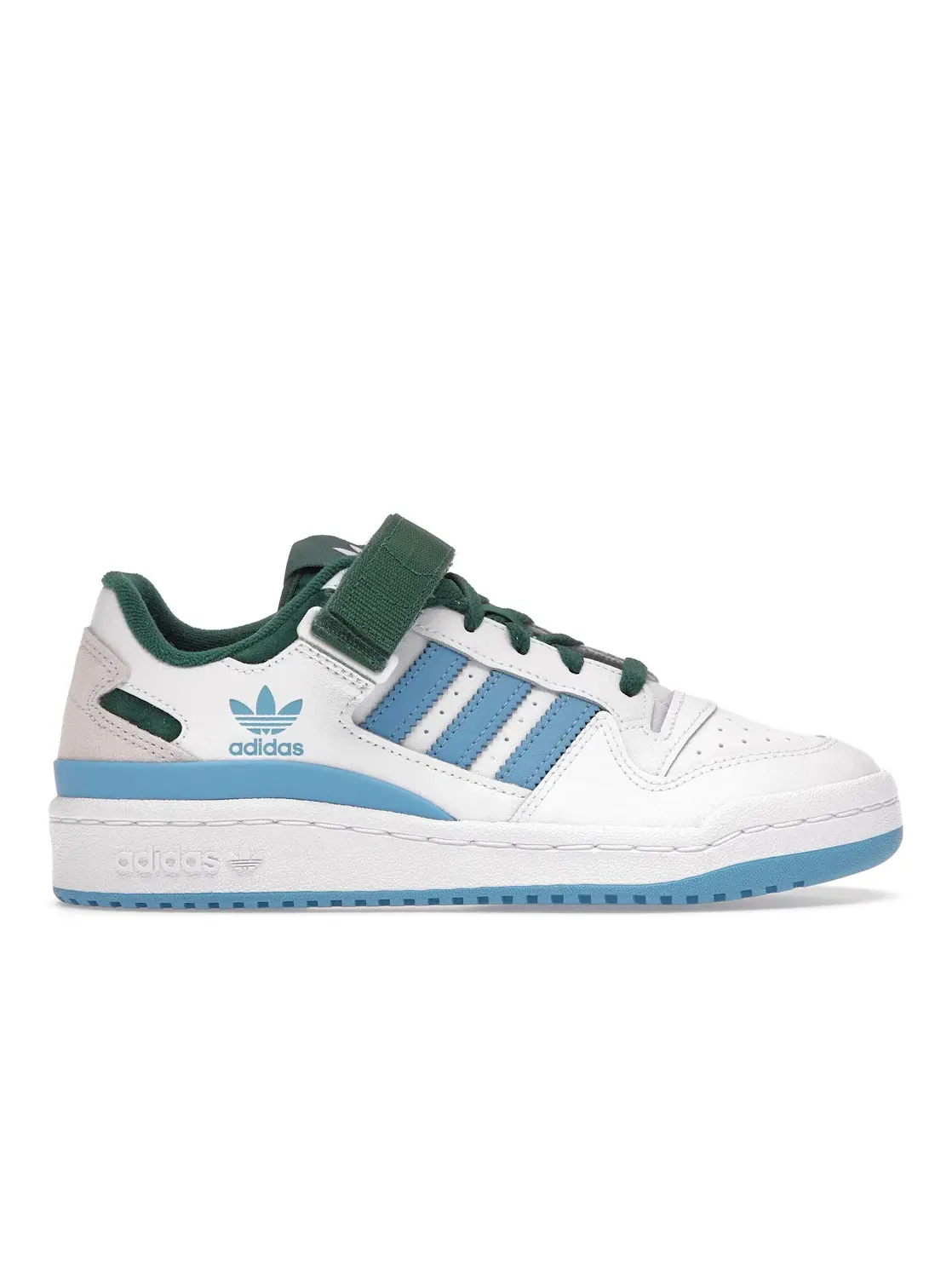 Мужские кроссовки Lifestyle с низким профилем Adidas Forum Low — изображение 1 из 4, белый/синий-зеленый