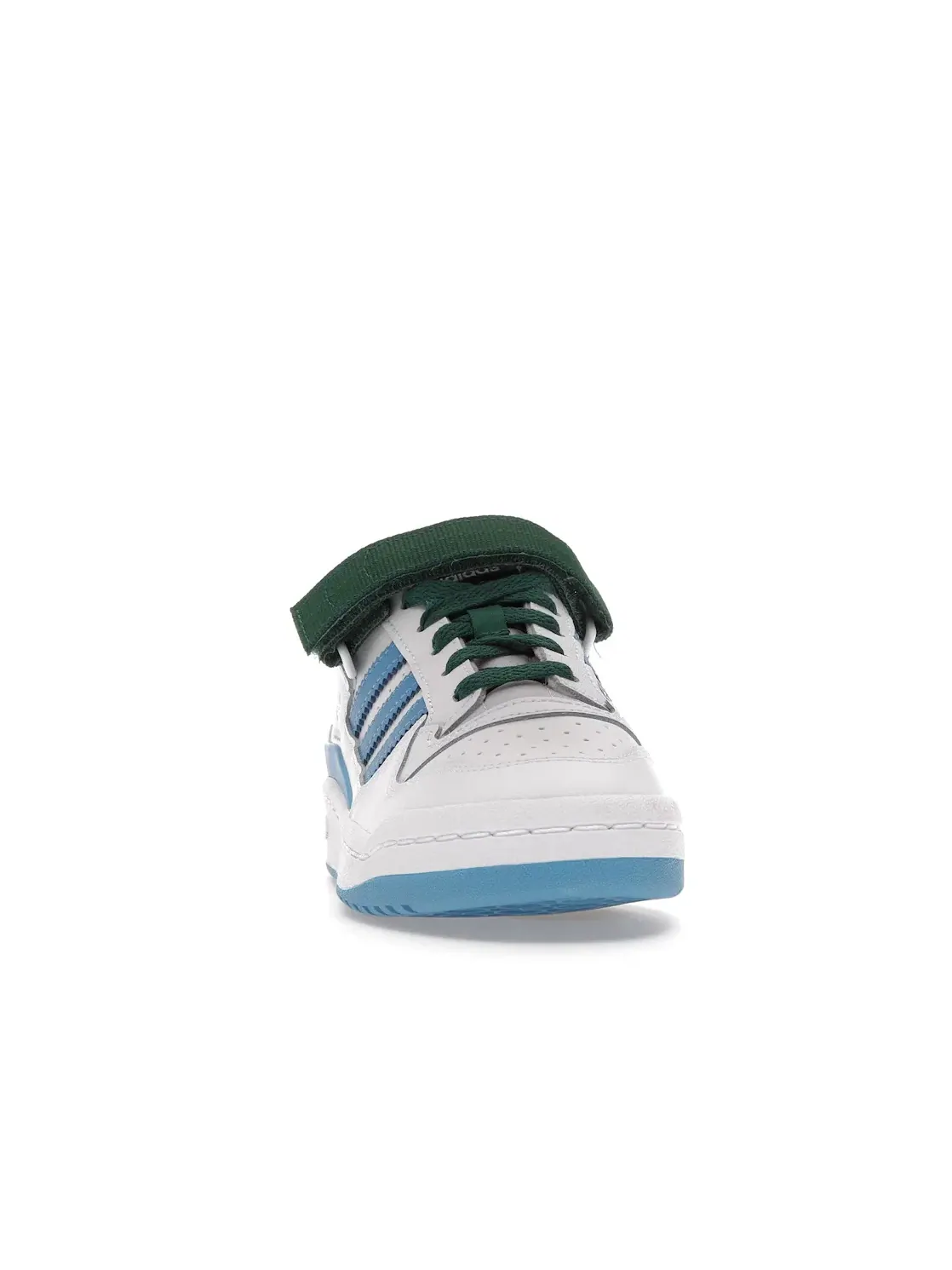 Мужские кроссовки Lifestyle с низким профилем Adidas Forum Low — изображение 2 из 4, белый/синий-зеленый