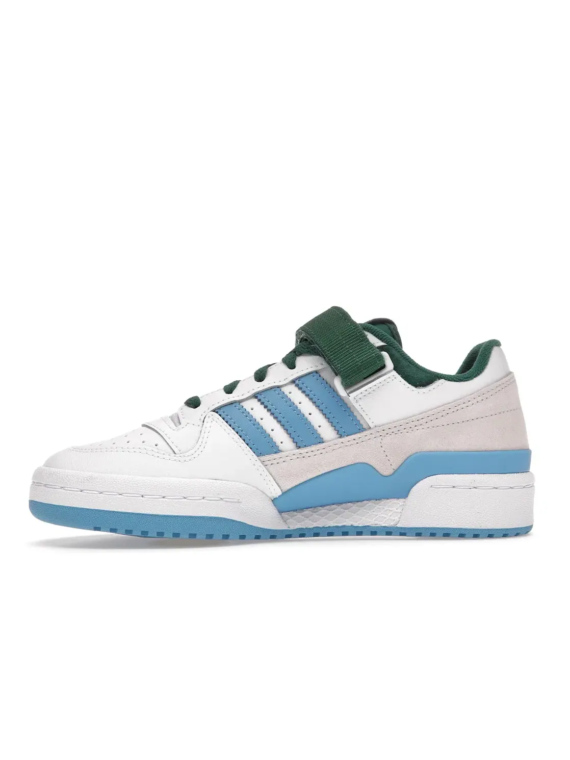 Мужские кроссовки Lifestyle с низким профилем Adidas Forum Low — изображение 3 из 4, белый/синий-зеленый