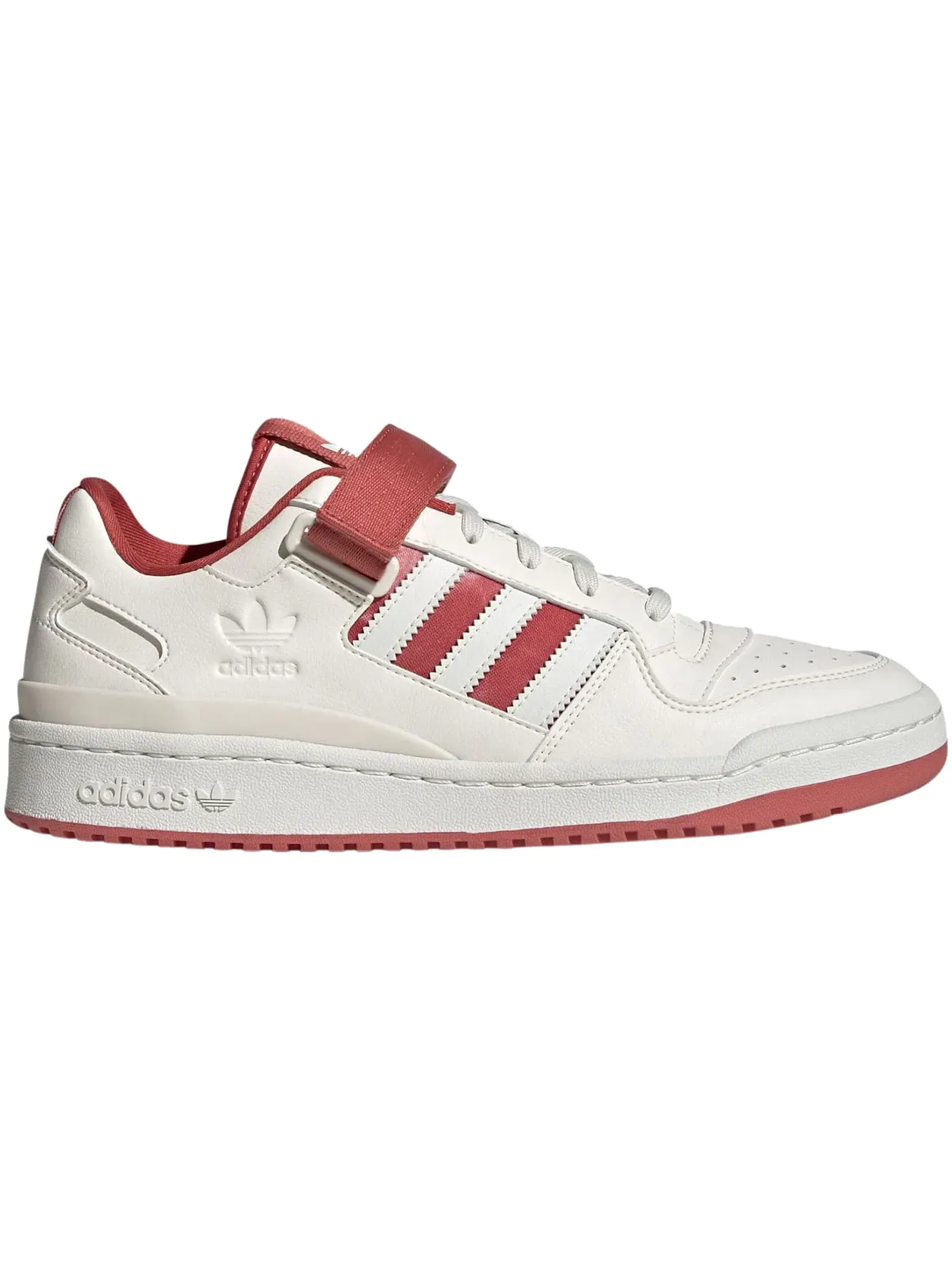 Мужские кроссовки для повседневной носки Adidas Forum Low — изображение 1 из 1, белый/белый/красный