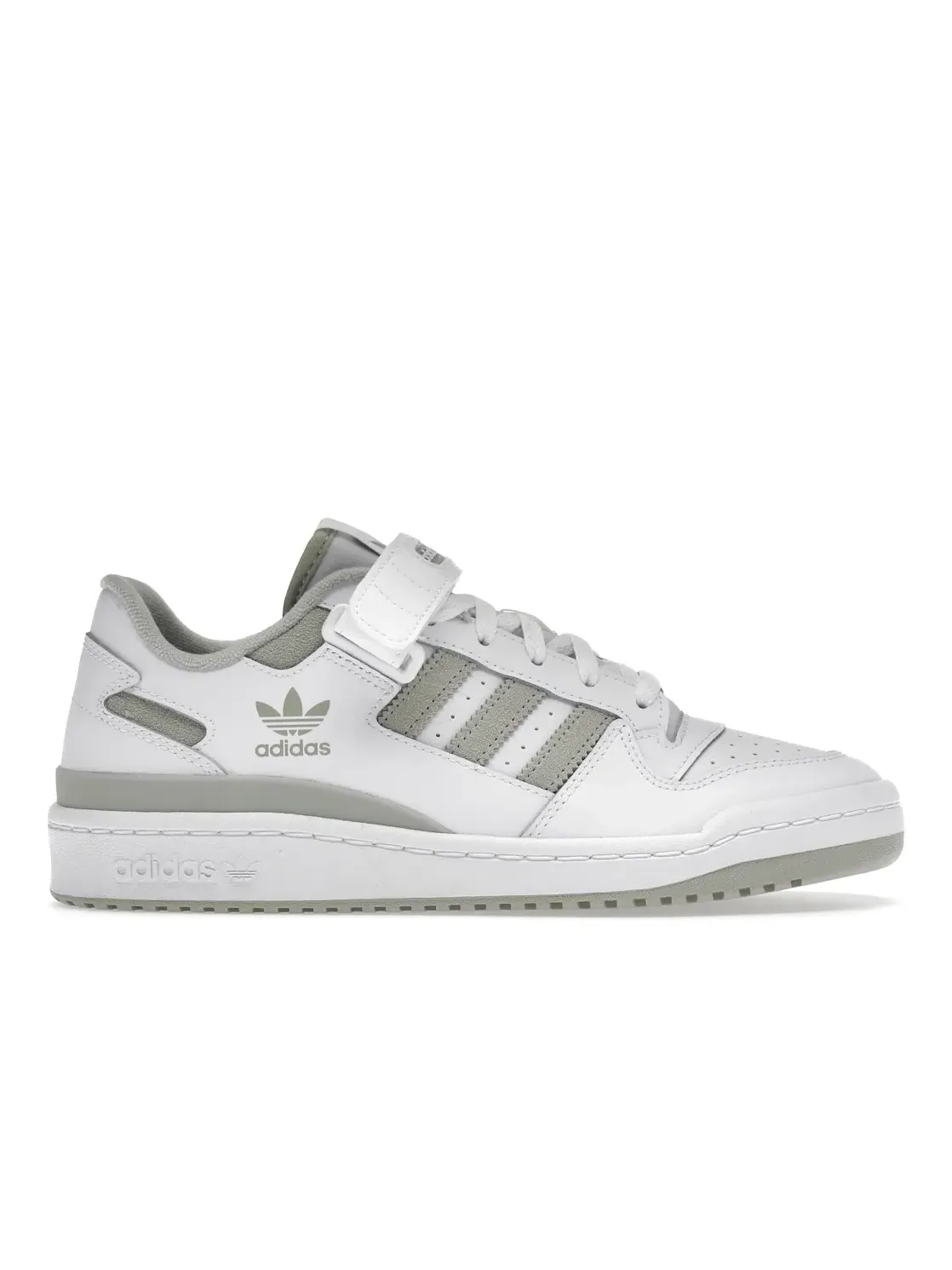 Мужские кроссовки с низким верхом Adidas Forum Low — изображение 1 из 4, белый/зеленый/белый