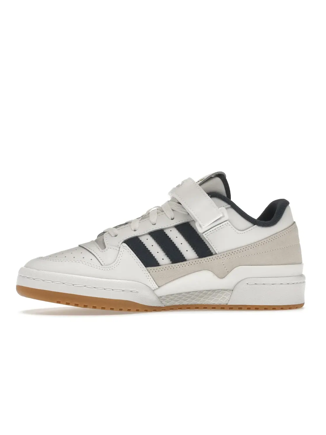 Мужские кроссовки повседневные Adidas Forum Low — изображение 3 из 4, белый/темно-синий