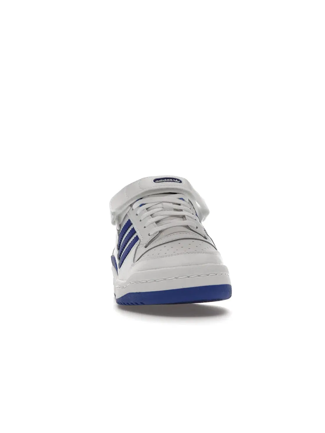 Детские кроссовки для мальчиков с длинным шнурованием Adidas Forum Low — изображение 2 из 4, белый/синий/белый
