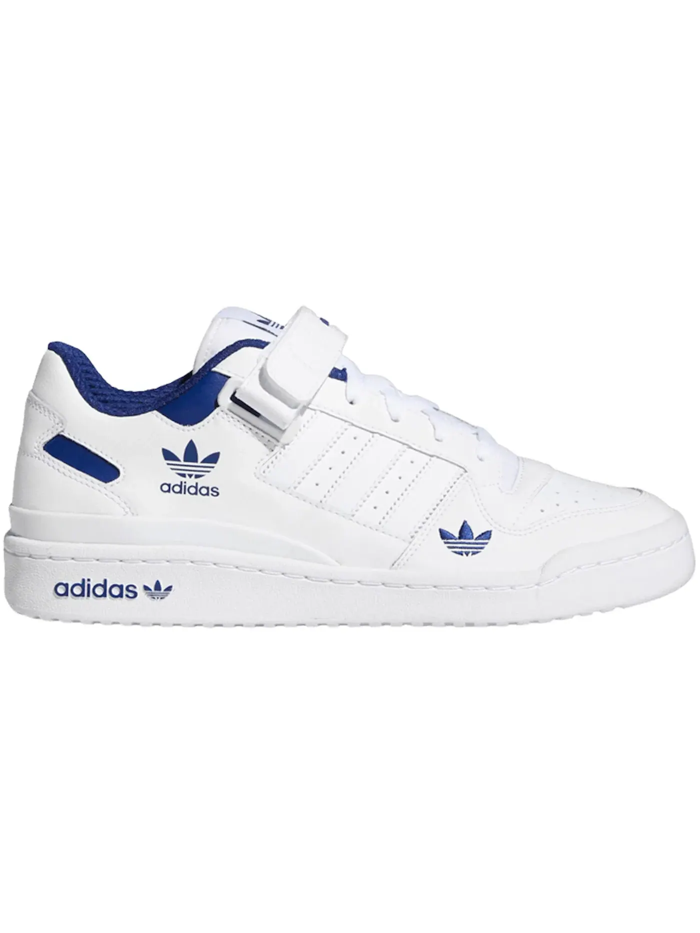 Мужские кроссовки Lifestyle Adidas Forum Low — изображение 1 из 1, белый/синий/белый