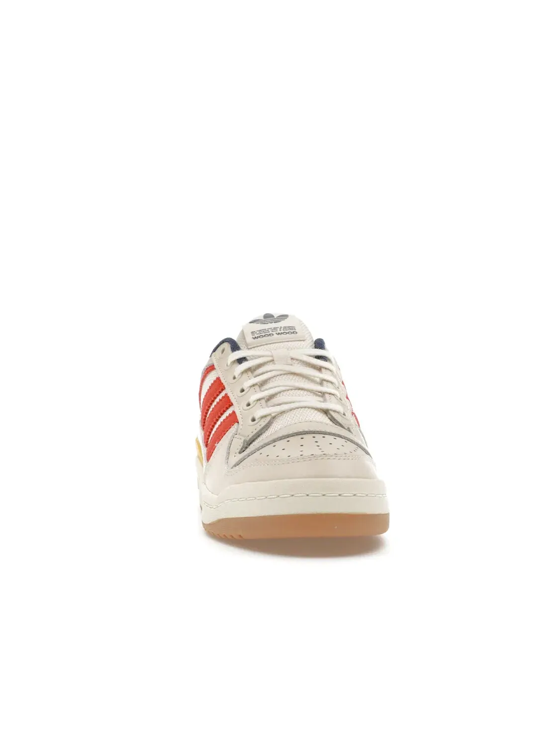 Мужские кроссовки lifestyle Adidas Forum Low — изображение 2 из 4, белый/оранжевый/желтый