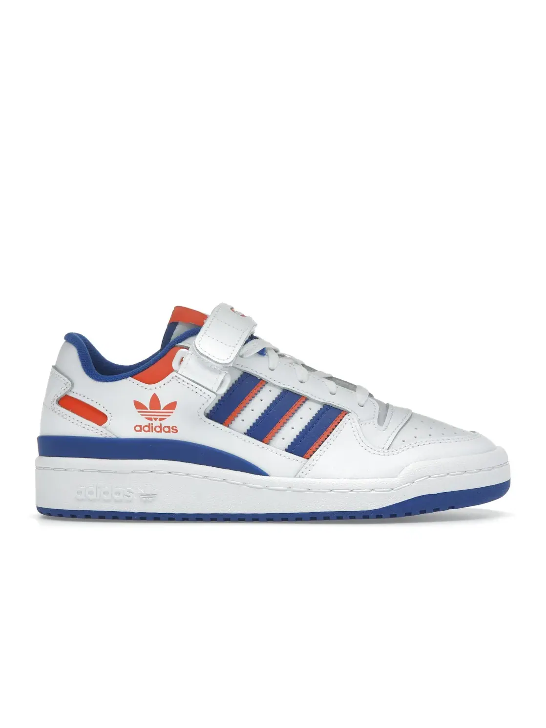 Мужские кроссовки Lifestyle Adidas Forum Low — изображение 1 из 4, белый/синий/оранжевый