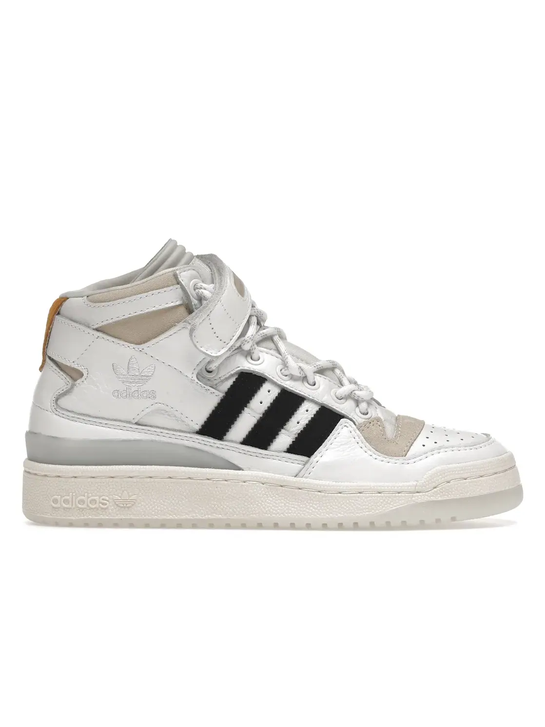 Мужские кроссовки с кожаным верхом Adidas Forum Mid Beyonce Ivy Park — изображение 1 из 4, белый/черный