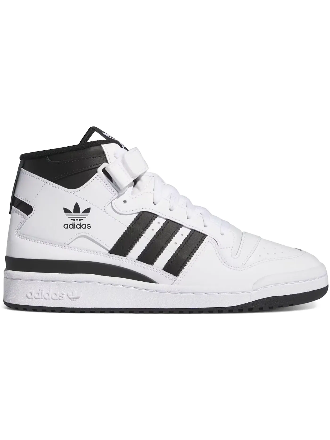 Мужские кроссовки Lifestyle с высоким берцем Adidas Forum Mid — изображение 1 из 1, белый черный белый