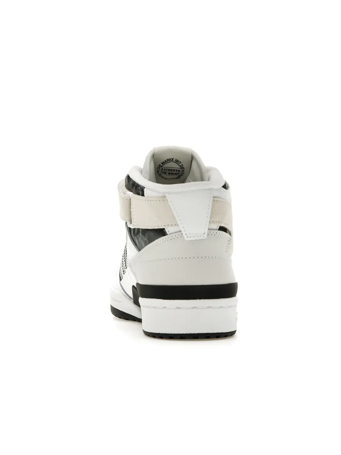 Женские кроссовки Lifestyle с высоким верхом Adidas Forum Mid — изображение 4 из 4, белый/белый/черный