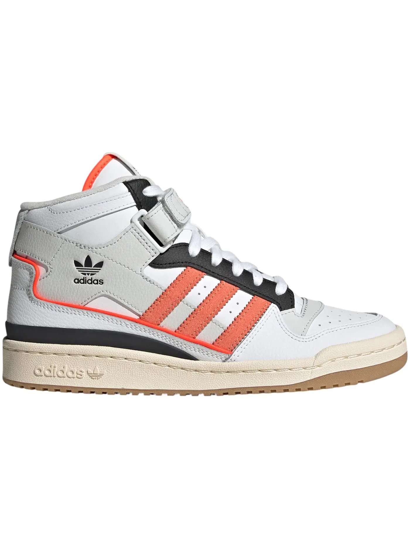 Женские кроссовки Lifestyle Adidas Forum Mid — изображение 1 из 1, белый//красный