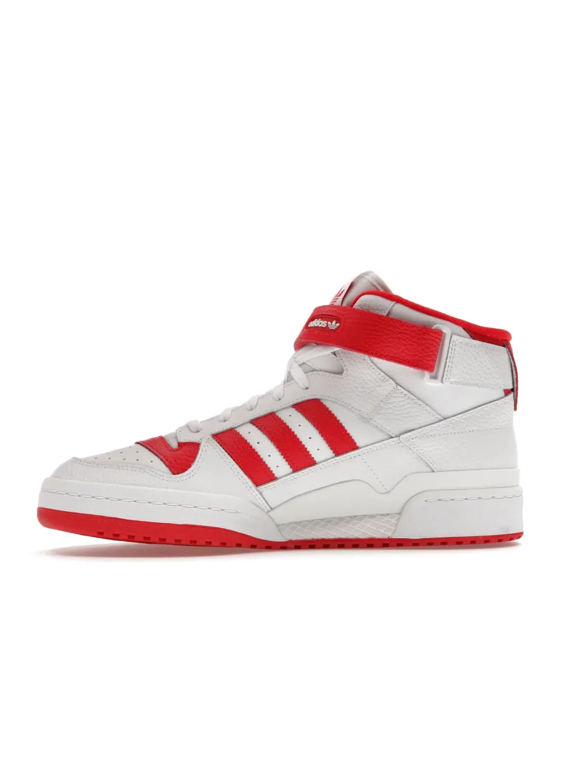 Мужские кроссовки Lifestyle Adidas Forum Mid — изображение 3 из 4, белый/красный/белый