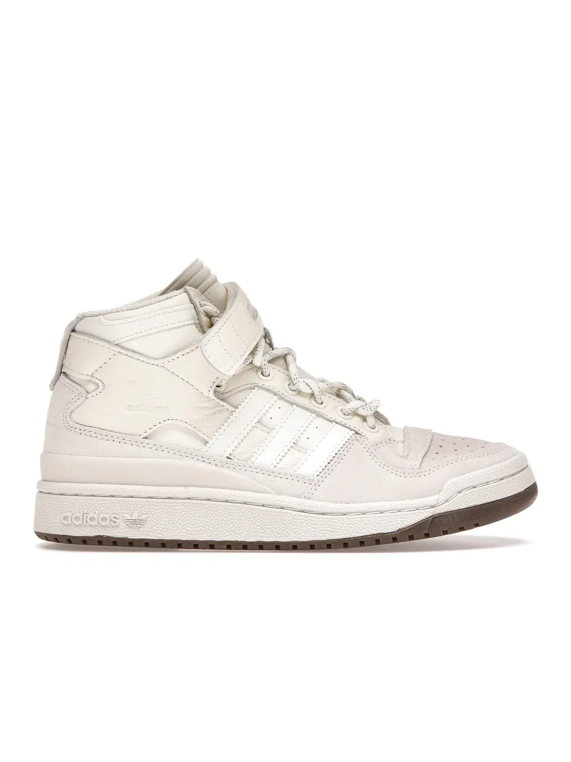 Мужские кроссовки с высоким верхом Adidas Forum Mid — изображение 1 из 4, кремовый белый