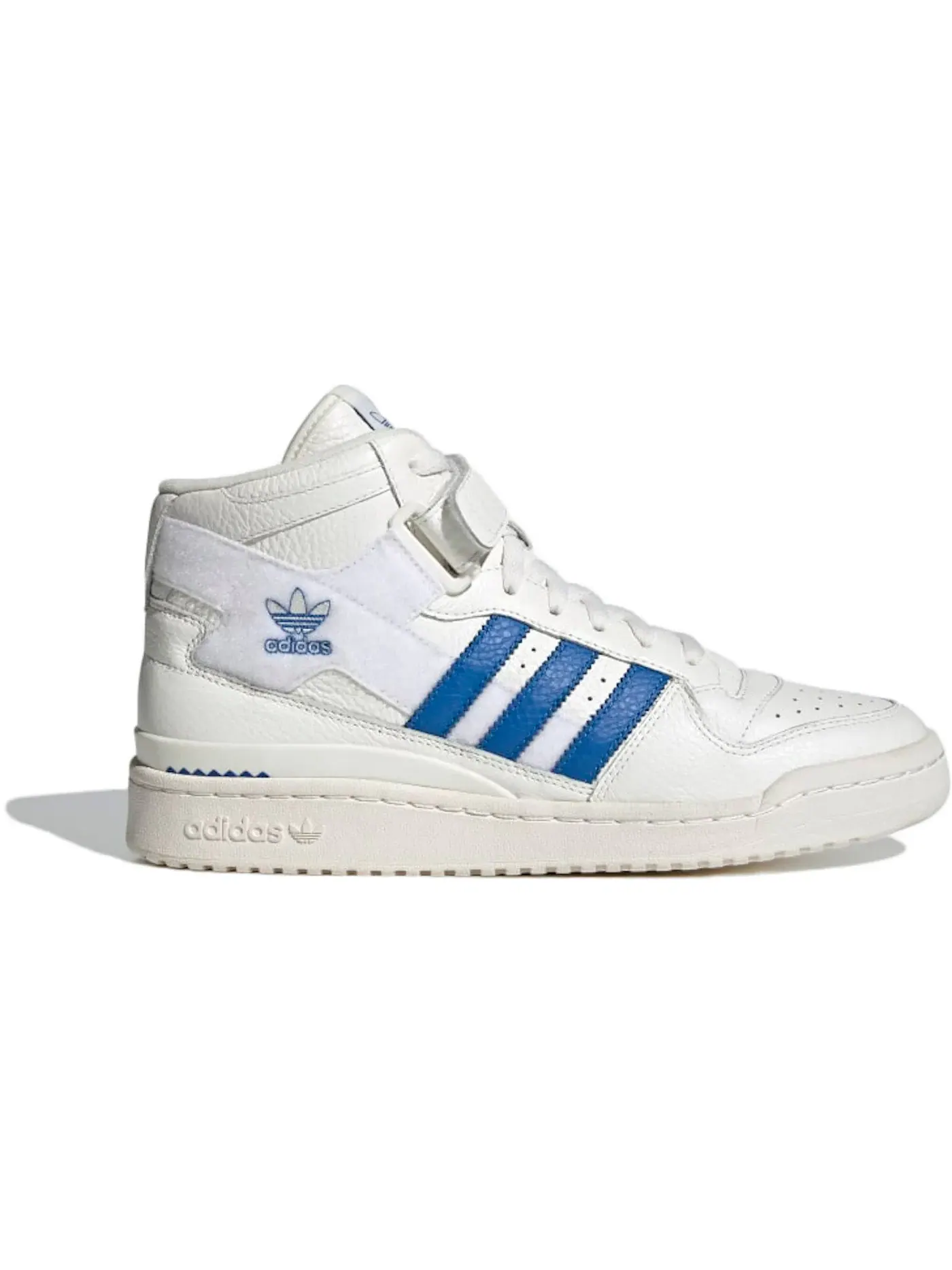 Мужские кроссовки Lifestyle Adidas Forum Mid — изображение 1 из 1, белый/белый/синий