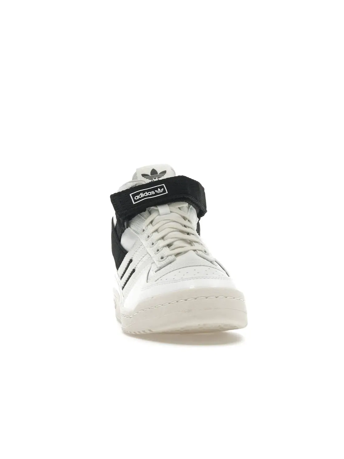 Мужские кроссовки с высоким верхом Adidas Forum Mid — изображение 2 из 4, белый/белый/черный