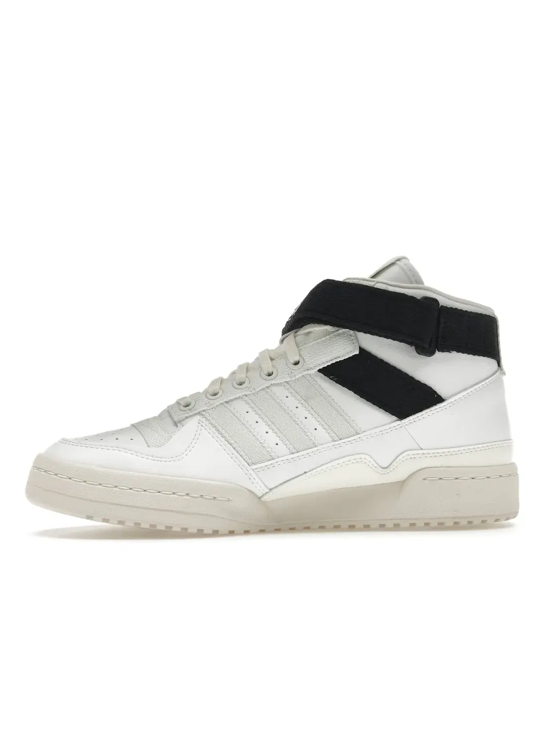 Мужские кроссовки с высоким верхом Adidas Forum Mid — изображение 3 из 4, белый/белый/черный