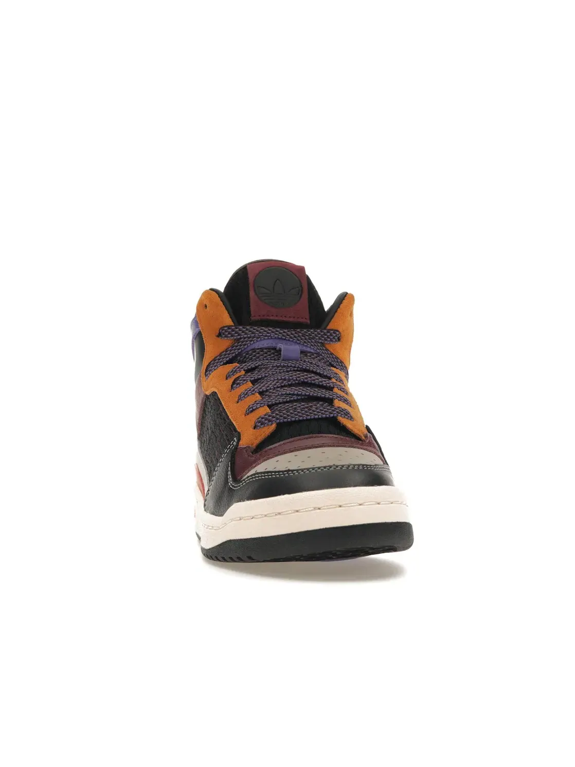 Мужские кроссовки с патчворк-дизайном Adidas Forum Mid — изображение 2 из 4