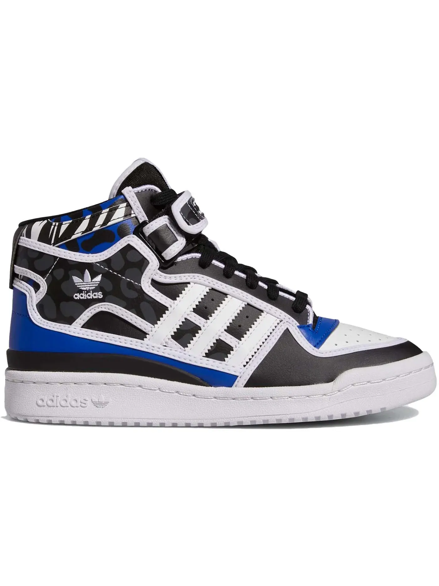 Женские кроссовки Lifestyle Adidas Forum Mid — изображение 1 из 1, синий/белый/черный