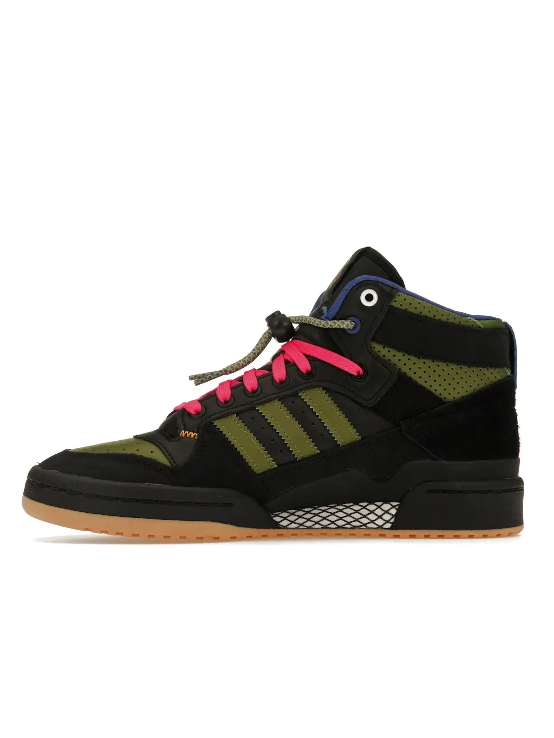 Мужские кроссовки Lifestyle Adidas Forum Mid RT — изображение 2 из 3, черный светлый синий