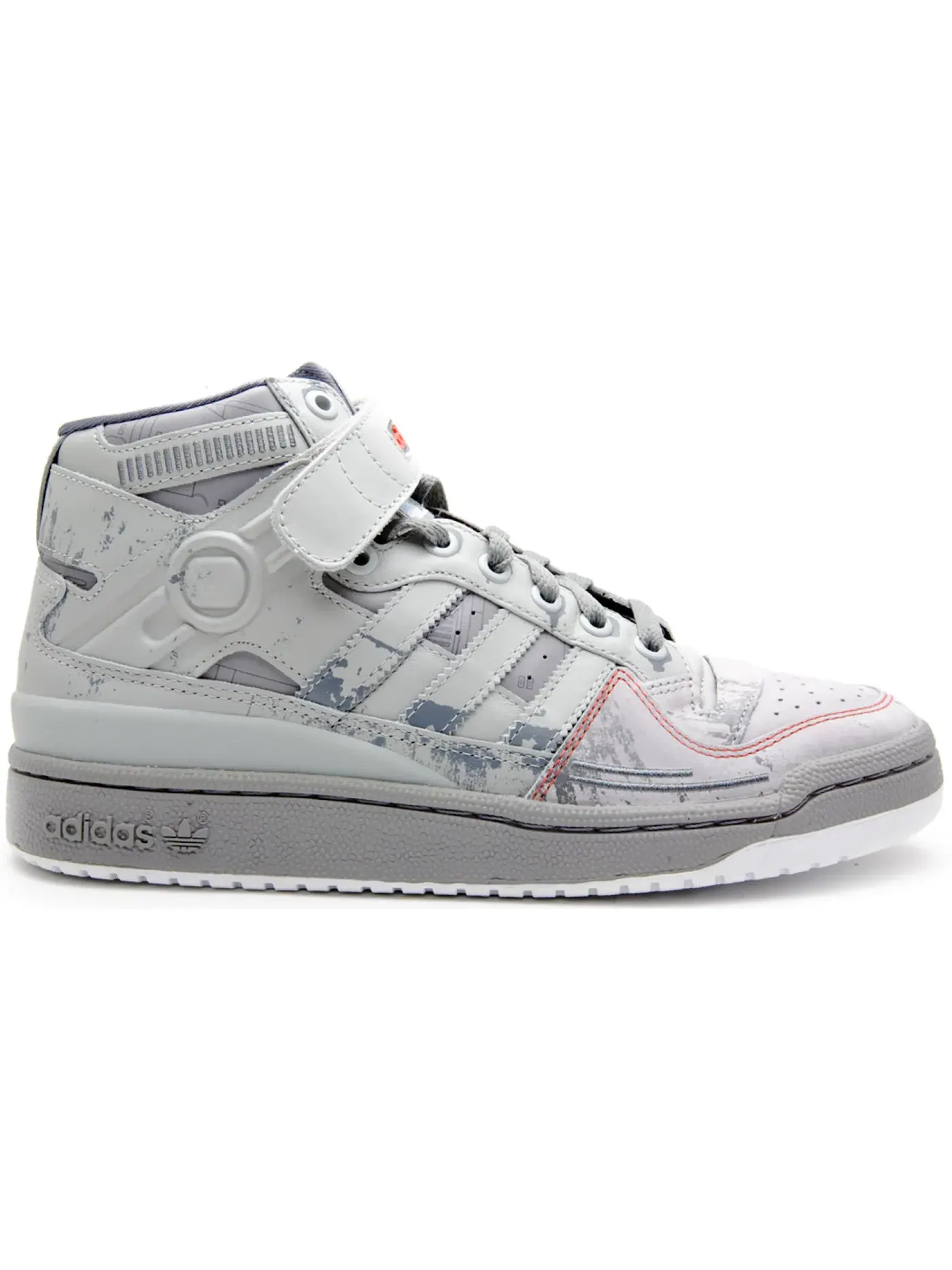 Мужские кроссовки Lifestyle Adidas Forum Mid — изображение 1 из 1, зеленый/серебристый