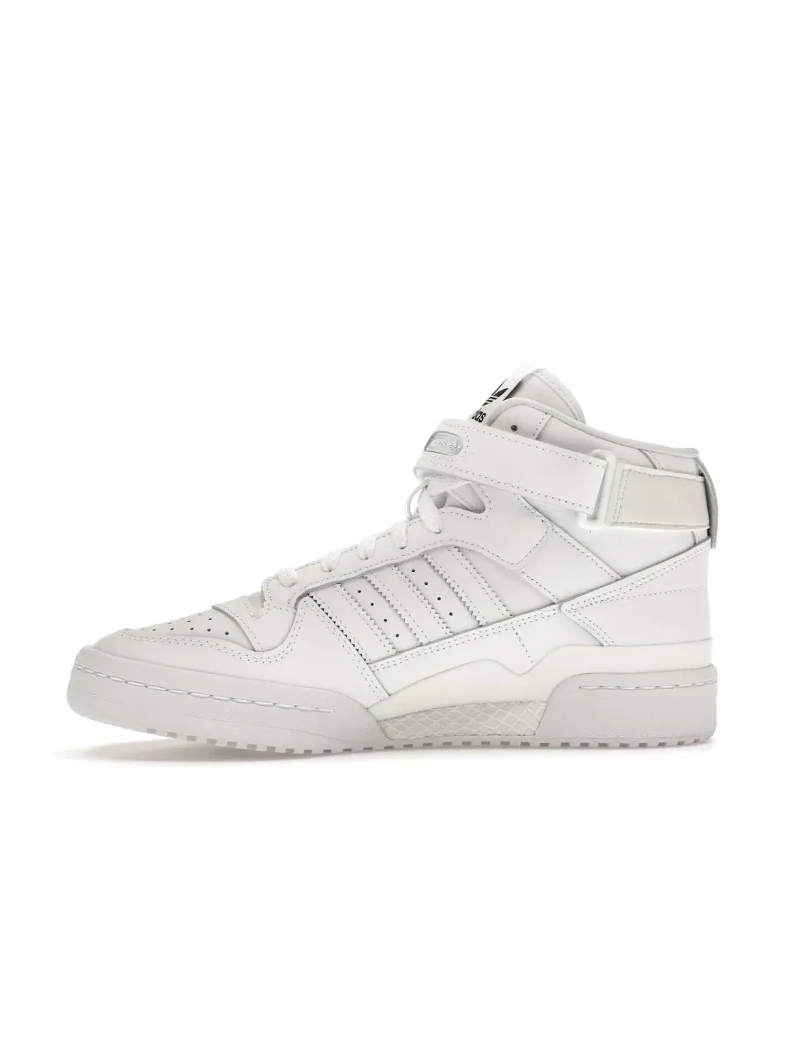 Женские кроссовки с принтом Adidas Forum Mid — изображение 3 из 4, белый/белый/черный