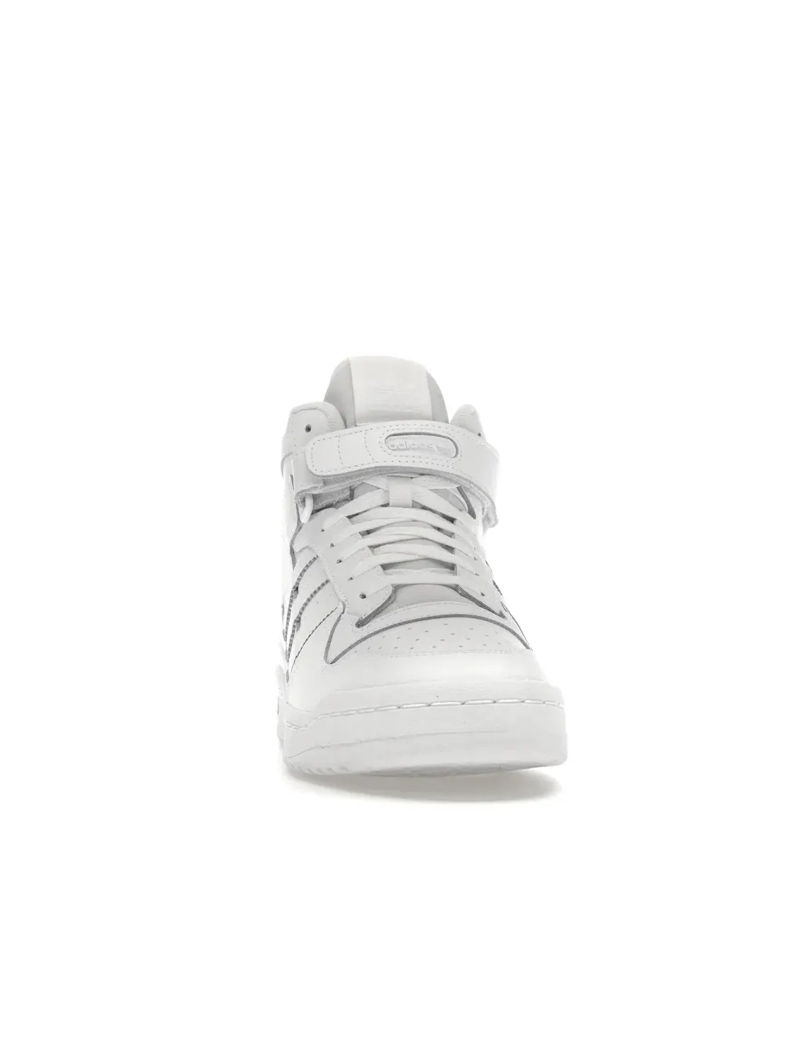 Мужские кроссовки Lifestyle с кожаным верхом Adidas Forum Mid — изображение 2 из 4, белый