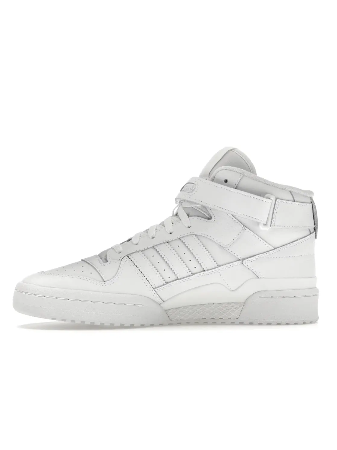Мужские кроссовки Lifestyle с кожаным верхом Adidas Forum Mid — изображение 3 из 4, белый