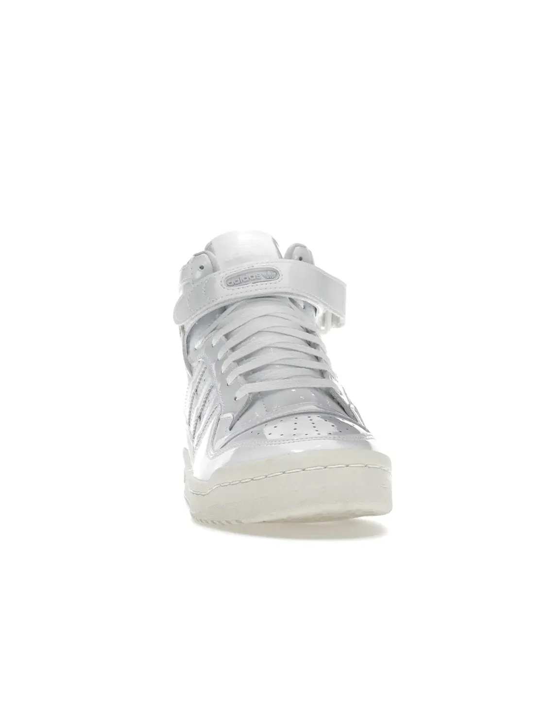 Женские кроссовки Lifestyle с высоким верхом Adidas Forum Mid — изображение 2 из 4, белый/-белый/черный