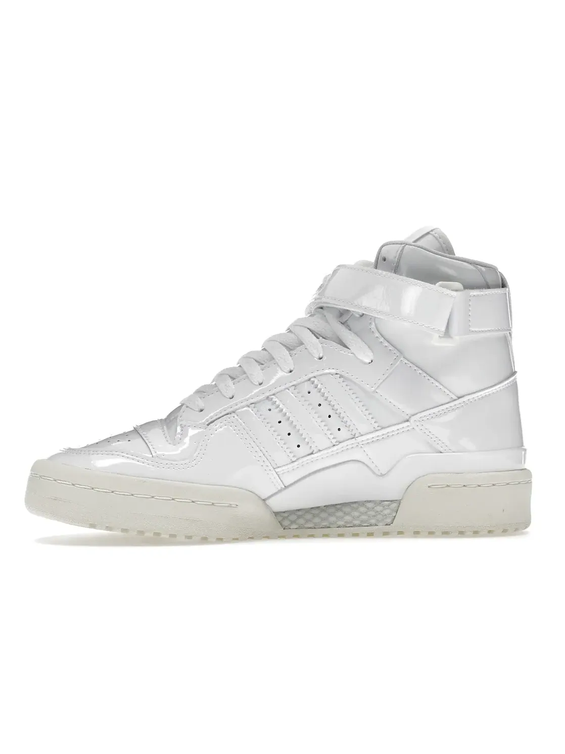 Женские кроссовки Lifestyle с высоким верхом Adidas Forum Mid — изображение 3 из 4, белый/-белый/черный