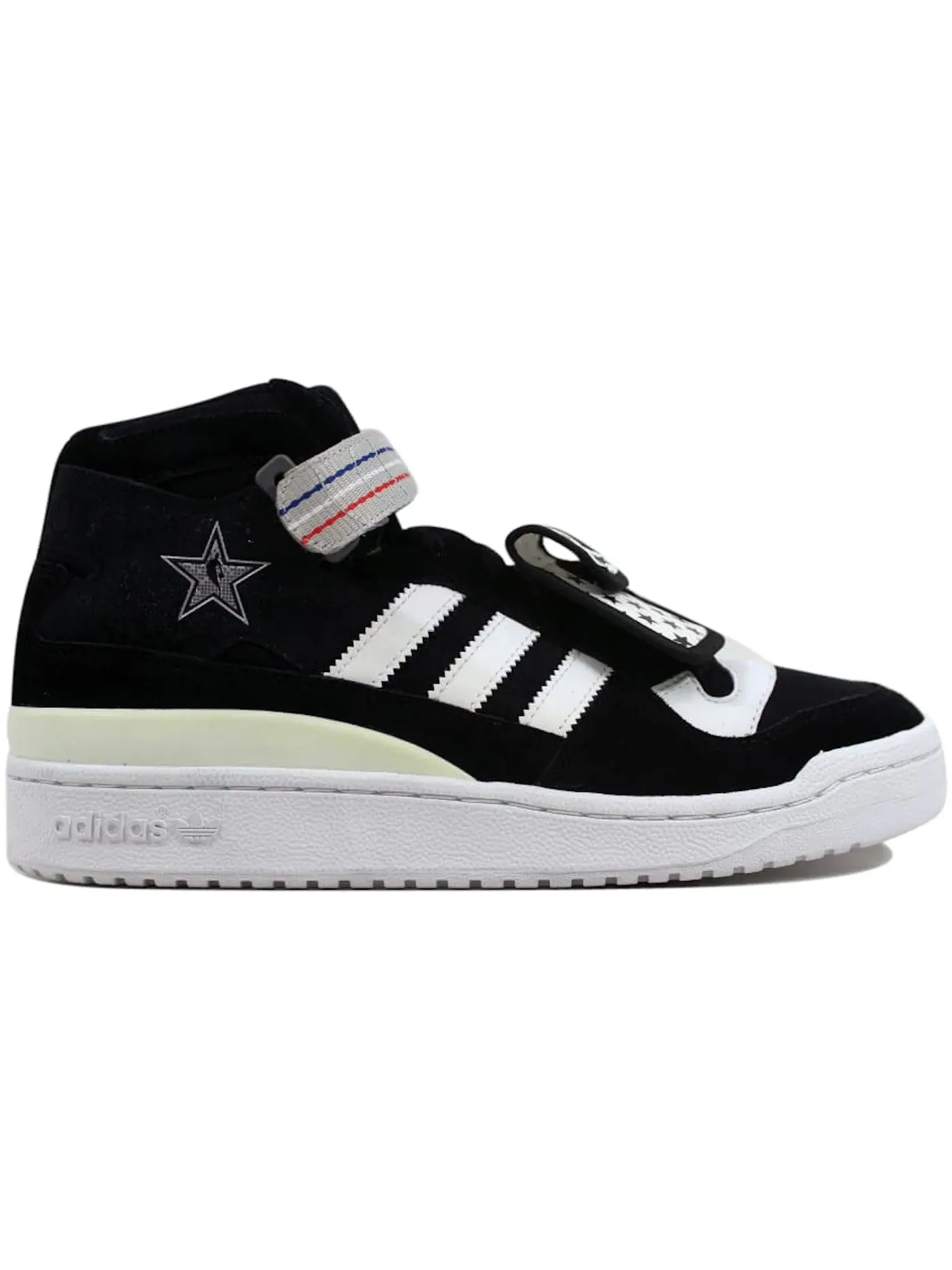 Мужские кроссовки Lifestyle Adidas Forum Mid UNDFTD All Star Weekend — изображение 1 из 1, черный/белый