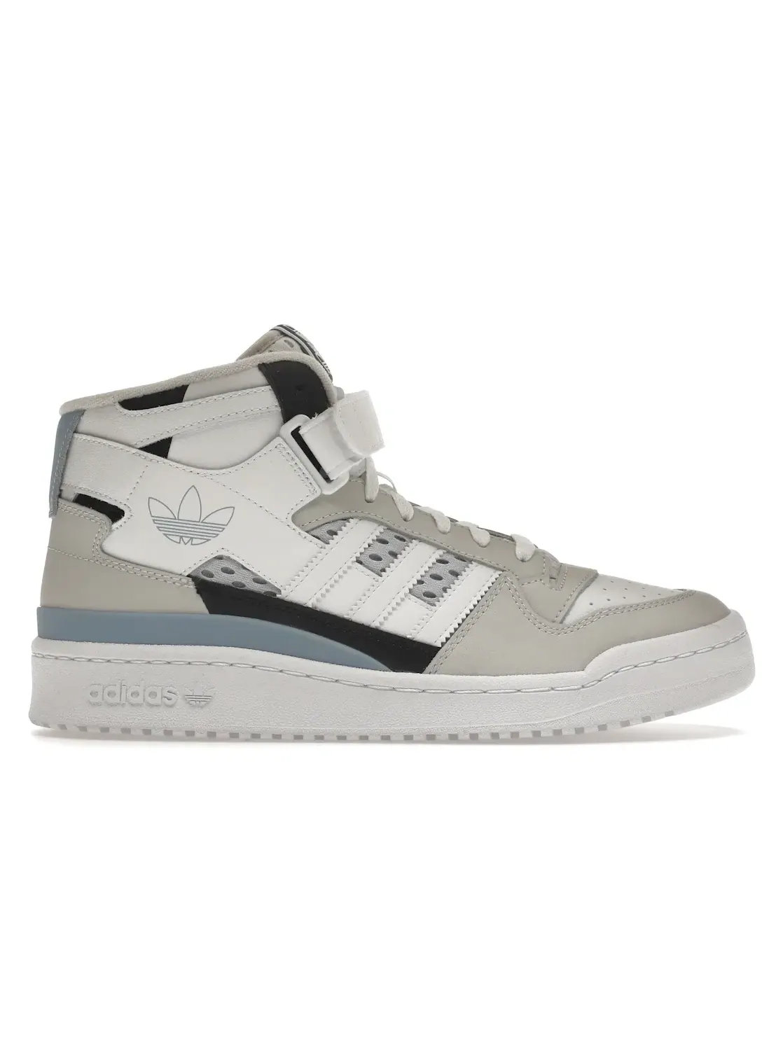 Мужские кроссовки Lifestyle Adidas Forum Mid — изображение 1 из 4, белый//черный